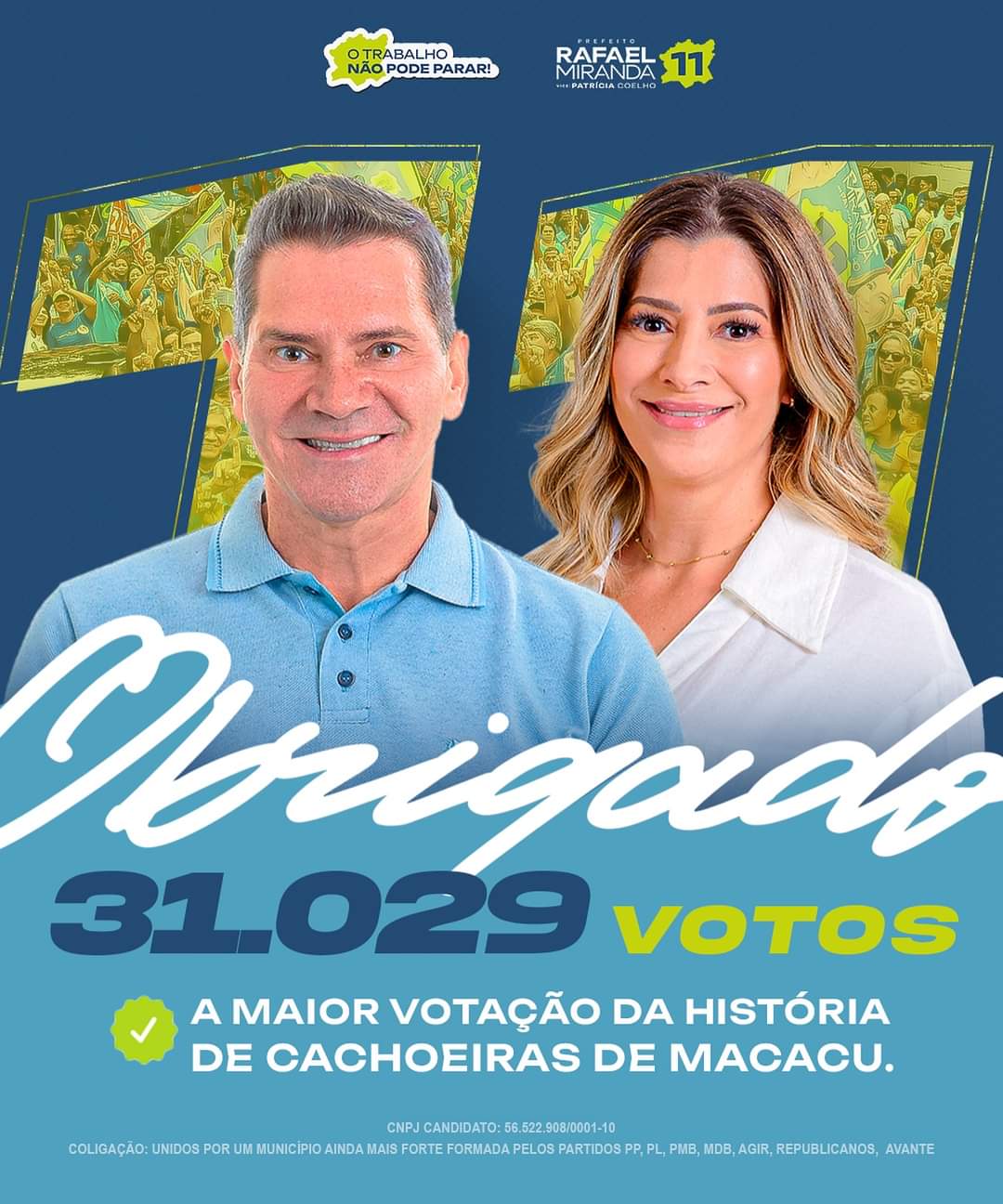 Rafael Miranda é reeleito com votação histórica em Cachoeiras de Macacu