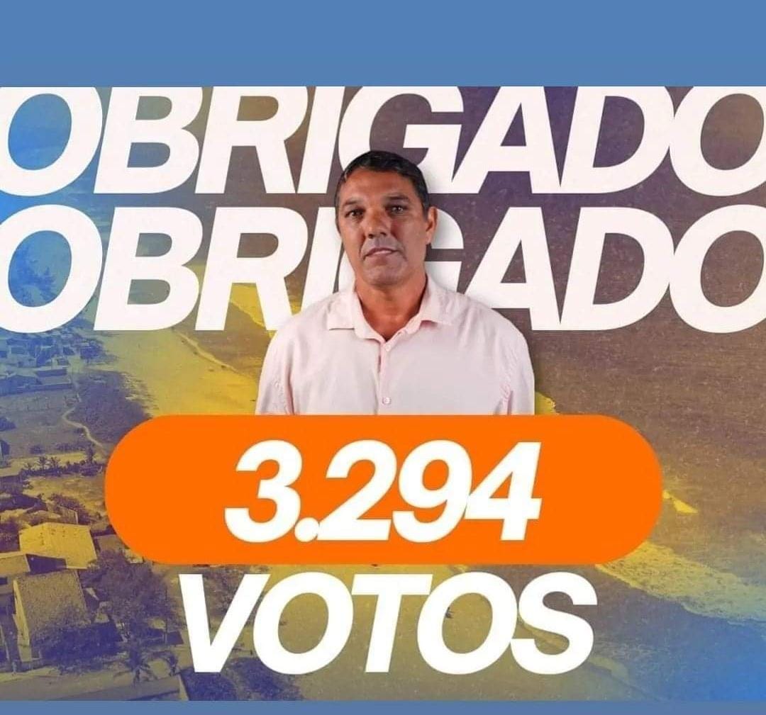 Deil Machado eleito a vereador com votação expressiva de 3.294 votos em sua primeira vez como candidato